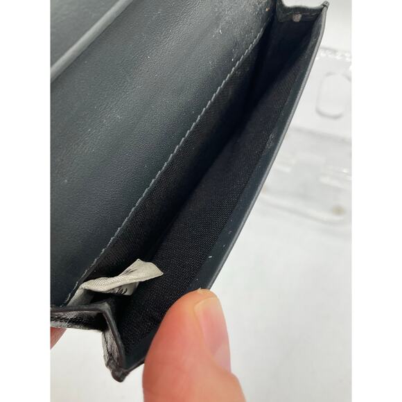 MCM Himmel Card Case, about 4.25 x 3 in- Black/Gray - Picture 5 of 5